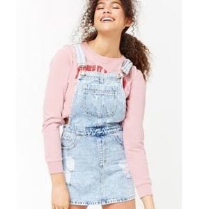 Forever 21 Denim Overall Dress